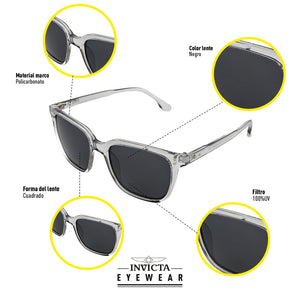 GAFAS DE SOL INVICTA ANGEL  UNISEXO - I40031-ANG-T11-P03