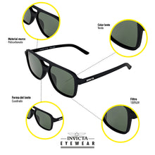 Cargar imagen en el visor de la galería, GAFAS DE SOL INVICTA S1 RALLY  UNISEXO - I16009-S1R-01-G15