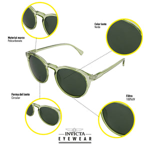 GAFAS DE SOL INVICTA DNA  UNISEXO - I44223-DNA-T05-G15