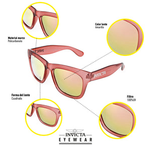 GAFAS DE SOL INVICTA ANGEL  UNISEXO - I31094-ANG-T07-M07