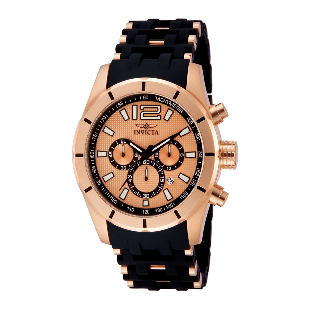 RELOJ  PARA HOMBRE INVICTA SEA SPIDER 11248 - NEGRO, ORO ROSA