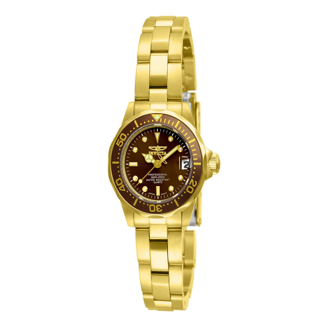 RELOJ  PARA MUJER INVICTA PRO DIVER 12524 - DORADO