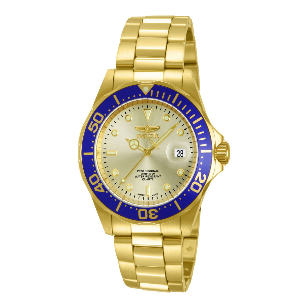 RELOJ  PARA HOMBRE INVICTA PRO DIVER 14124 - DORADO