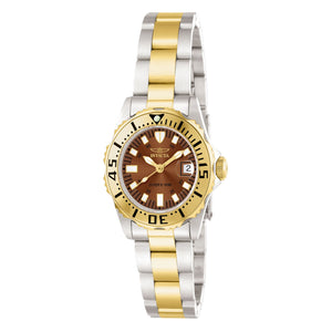 RELOJ  PARA MUJER INVICTA PRO DIVER 14372 - ORO, ACERO