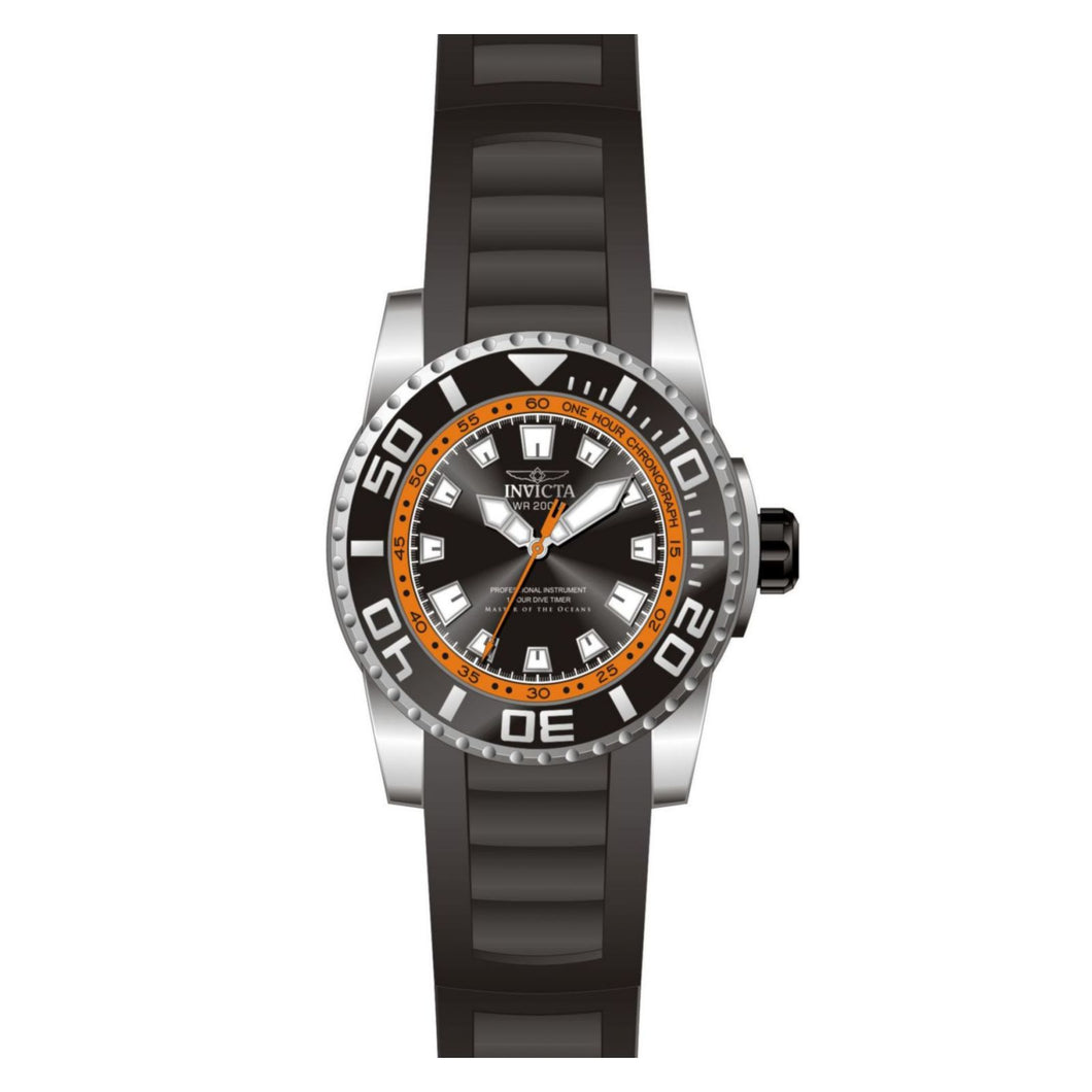 RELOJ  PARA HOMBRE INVICTA PRO DIVER 14659 - NEGRO NARANJA