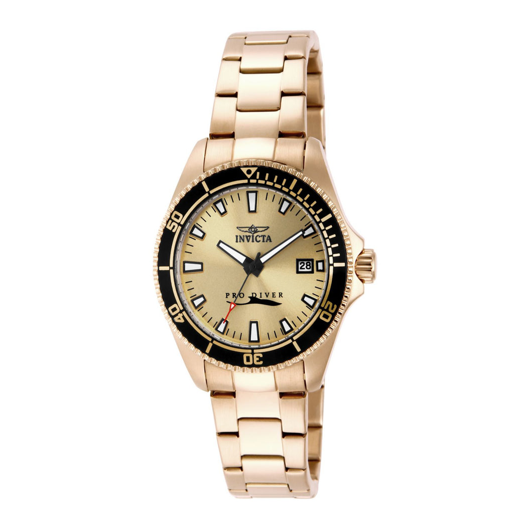 RELOJ  PARA MUJER INVICTA PRO DIVER 15138 - ORO