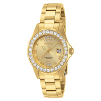 RELOJ  PARA MUJER INVICTA PRO DIVER 15252 - ORO