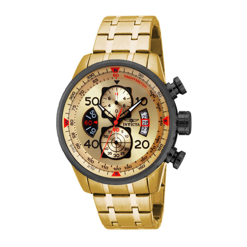 RELOJ  PARA HOMBRE INVICTA AVIATOR 17205 - DORADO