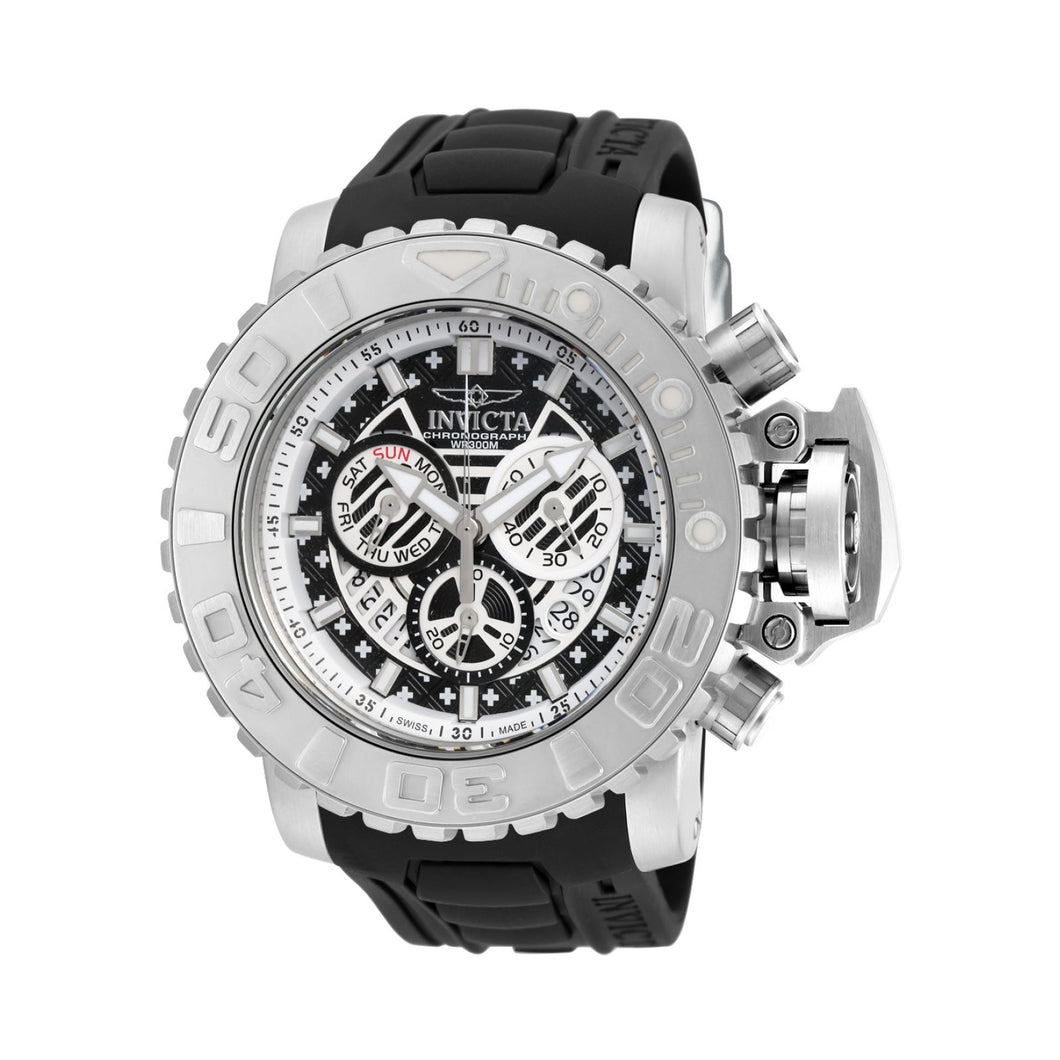 RELOJ  PARA HOMBRE INVICTA SEA HUNTER 18827 - BLANCO NEGRO