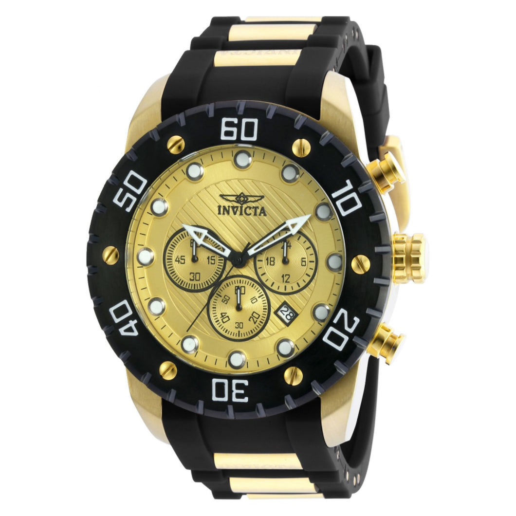 RELOJ DEPORTIVO PARA HOMBRE INVICTA PRO DIVER 20279 - NEGRO, DORADO