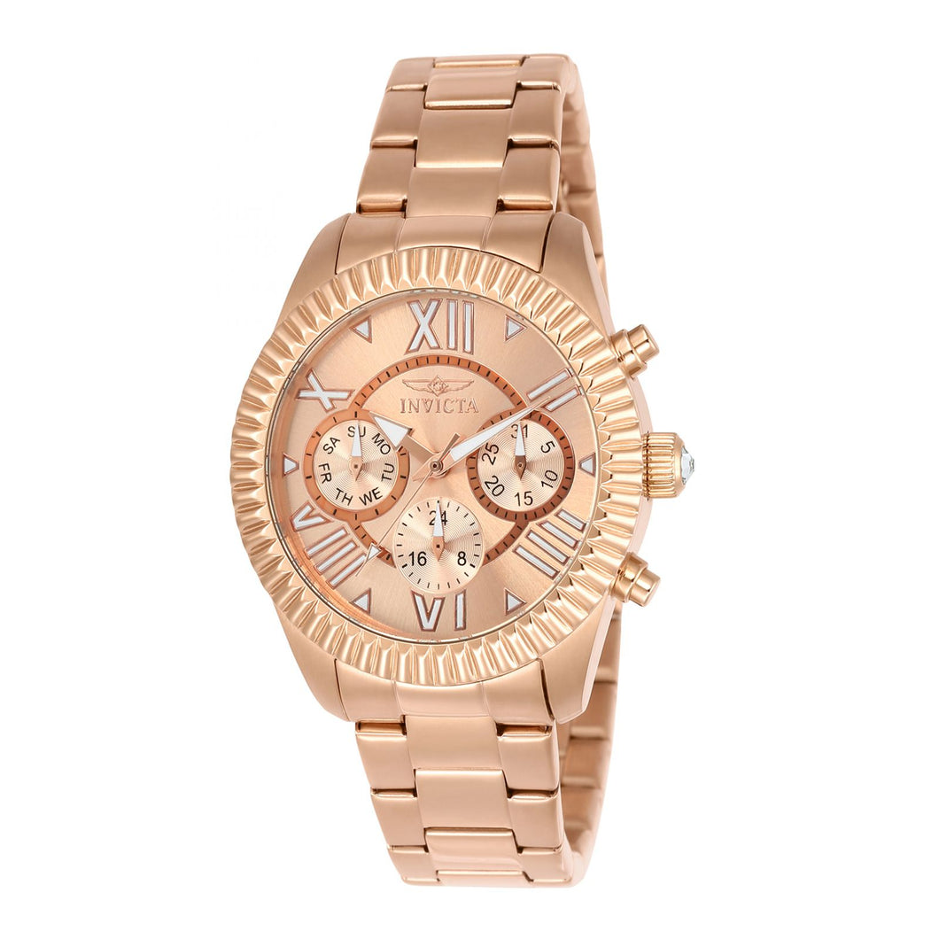 RELOJ  PARA MUJER INVICTA ANGEL 21424 - ORO ROSA