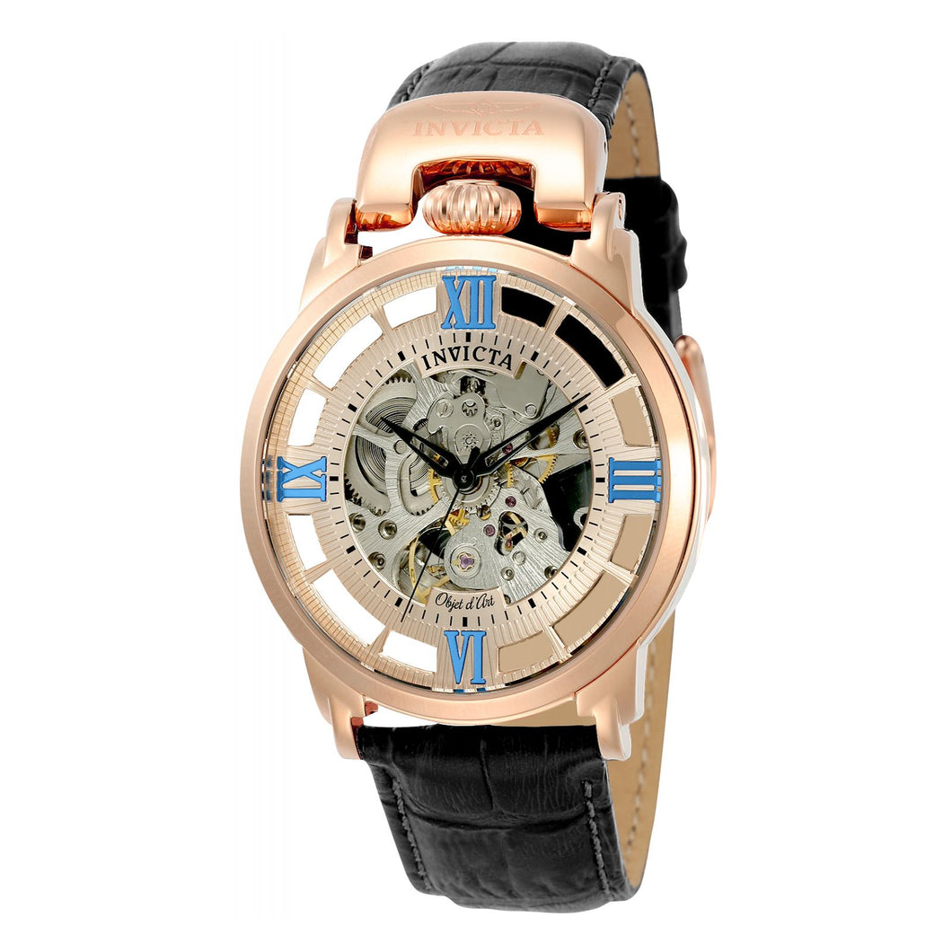 RELOJ CLÁSICO PARA HOMBRE INVICTA OBJET D ART 22615 - NEGRO