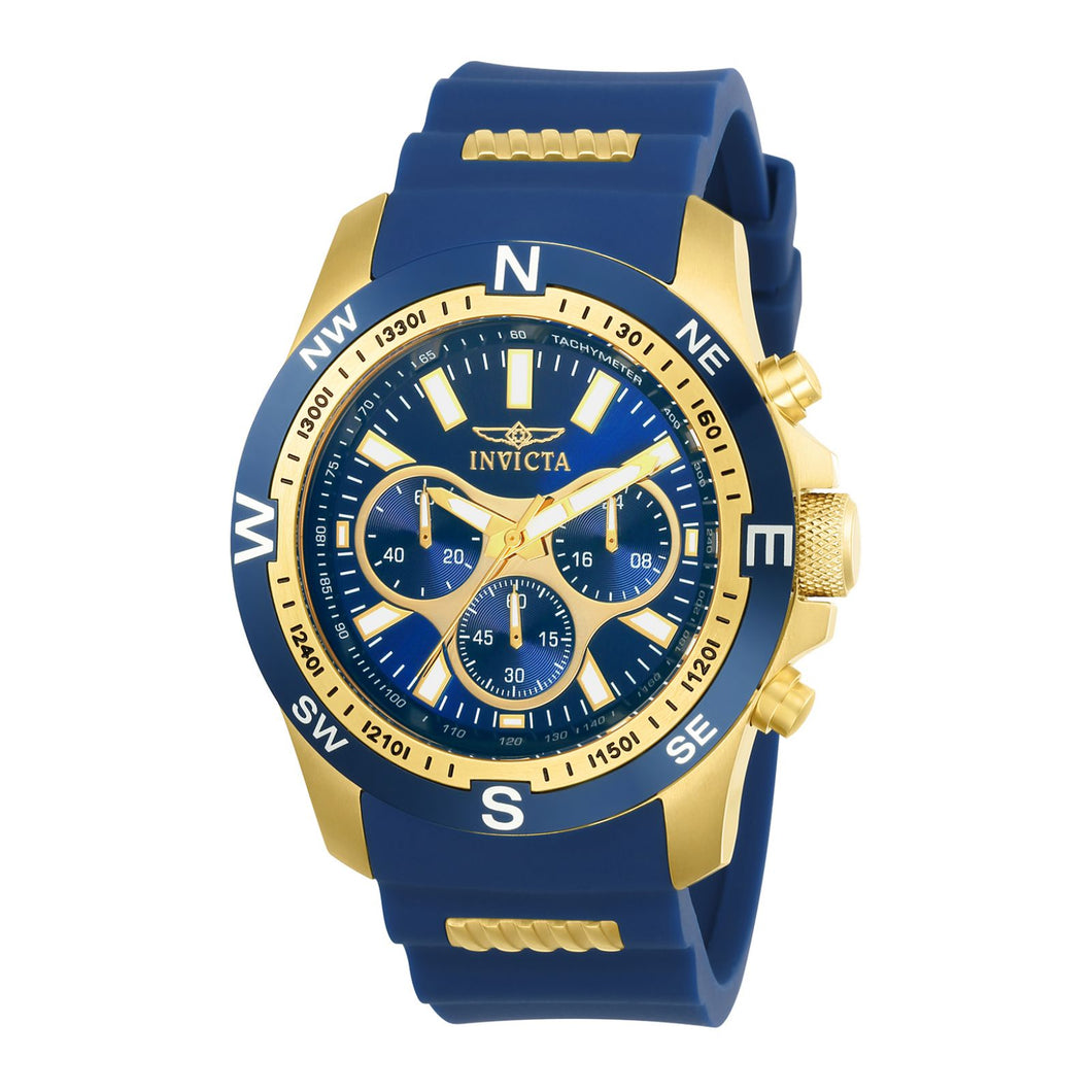 RELOJ  PARA HOMBRE INVICTA I-FORCE 22682 - AZUL DORADO