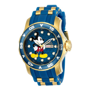 RELOJ MICKEY MOUSE PARA HOMBRE INVICTA DISNEY LIMITED EDITION 23764 - AZUL DORADO