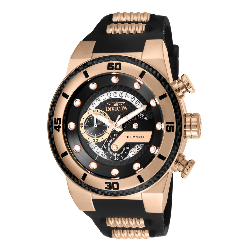 RELOJ  PARA HOMBRE INVICTA S1 RALLY 24226 - ORO ROSA, NEGRO