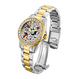 RELOJ MINNIE MOUSE PARA MUJER INVICTA DISNEY LIMITED EDITION 24418 - ACERO DORADO