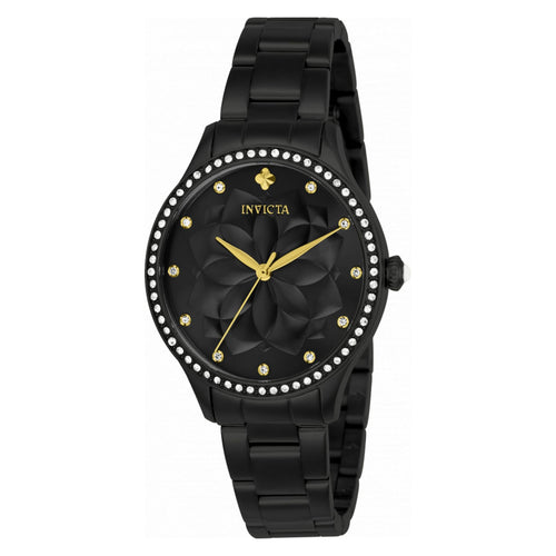 RELOJ  PARA MUJER INVICTA WILDFLOWER 24538 - NEGRO