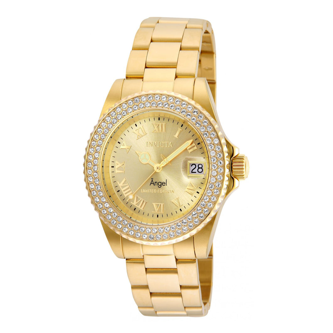 RELOJ  PARA MUJER INVICTA ANGEL 24614 - ORO