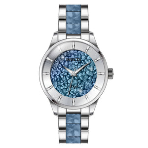 RELOJ  PARA MUJER INVICTA ANGEL 24665 - ACERO, AZUL CLARO