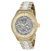 RELOJ  PARA MUJER INVICTA ANGEL 24666 - ORO BLANCO