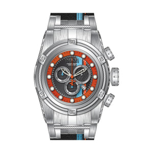 RELOJ CLÁSICO PARA HOMBRE INVICTA RESERVE 25424 - AZUL CLARO, NARANJA, NEGRO