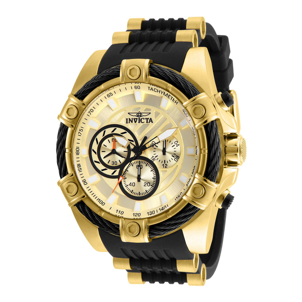 RELOJ  PARA HOMBRE INVICTA BOLT 25526 - DORADO NEGRO