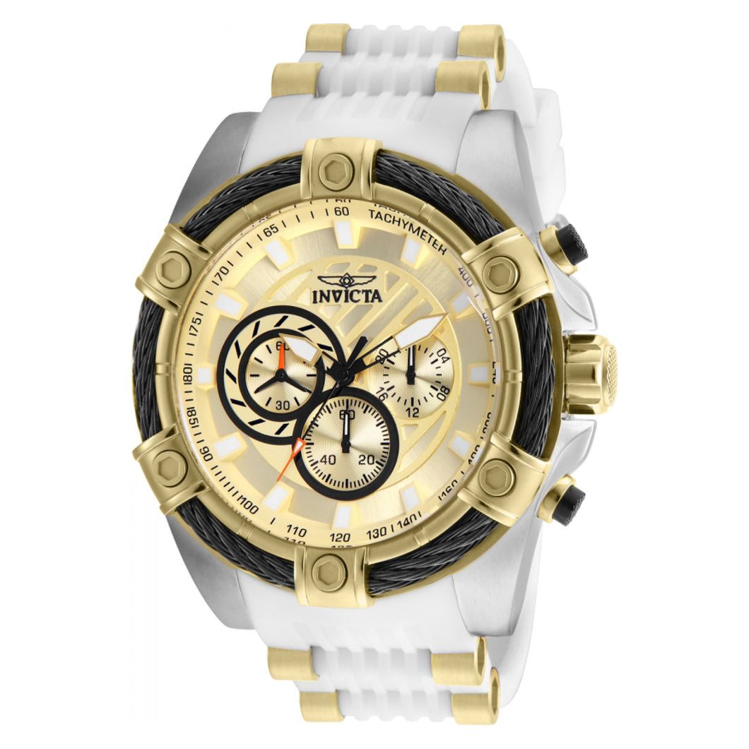 RELOJ DEPORTIVO PARA HOMBRE INVICTA BOLT 25528 - ORO BLANCO