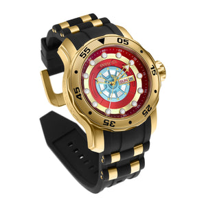 RELOJ HOMBRE DE ACERO PARA HOMBRE INVICTA MARVEL 25701 - NEGRO