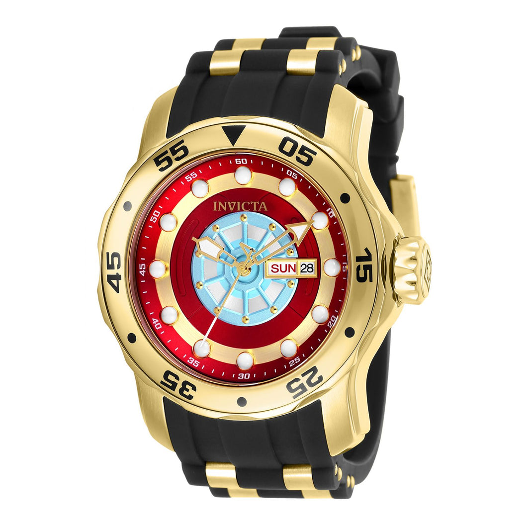 RELOJ HOMBRE DE ACERO PARA HOMBRE INVICTA MARVEL 25701 - NEGRO