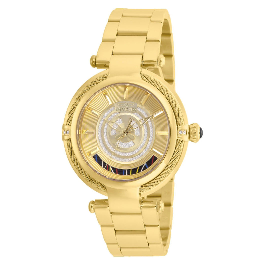 RELOJ C-3PO PARA MUJER INVICTA STAR WARS 26233 - ORO