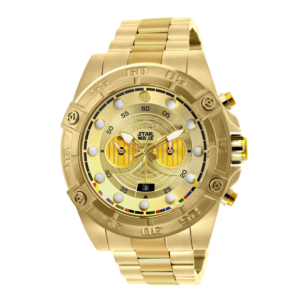 RELOJ C-3PO PARA HOMBRE INVICTA STAR WARS 26525 - DORADO