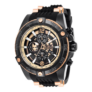 RELOJ HOMBRE DE ACERO PARA HOMBRE INVICTA MARVEL 26798 - NEGRO