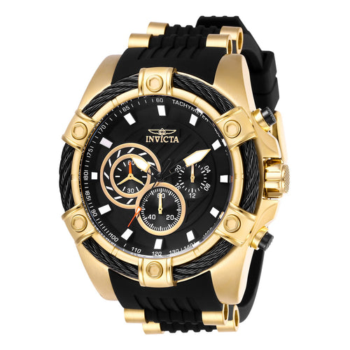 RELOJ DEPORTIVO PARA HOMBRE INVICTA BOLT 26818 - DORADO, NEGRO