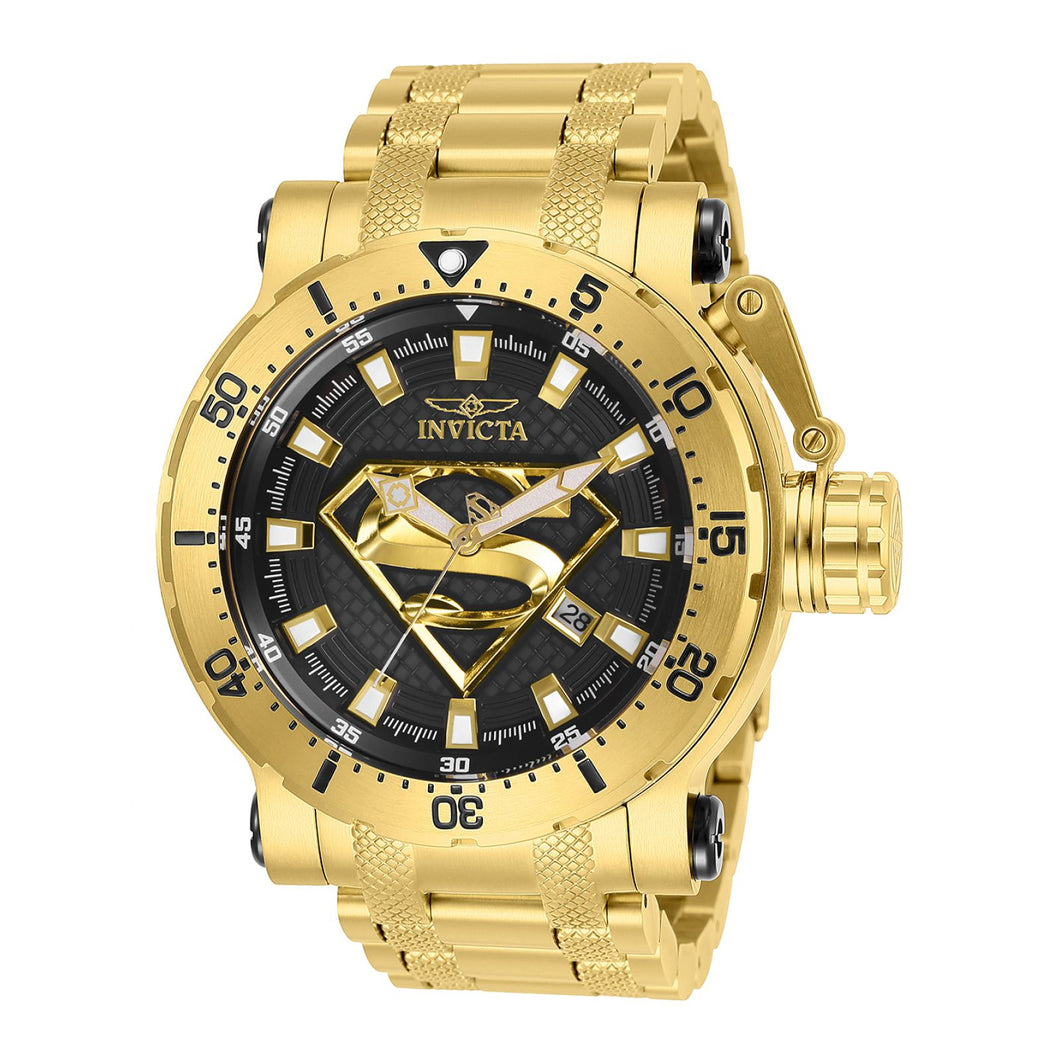 RELOJ SUPERMAN PARA HOMBRE INVICTA DC COMICS 26825 - ORO