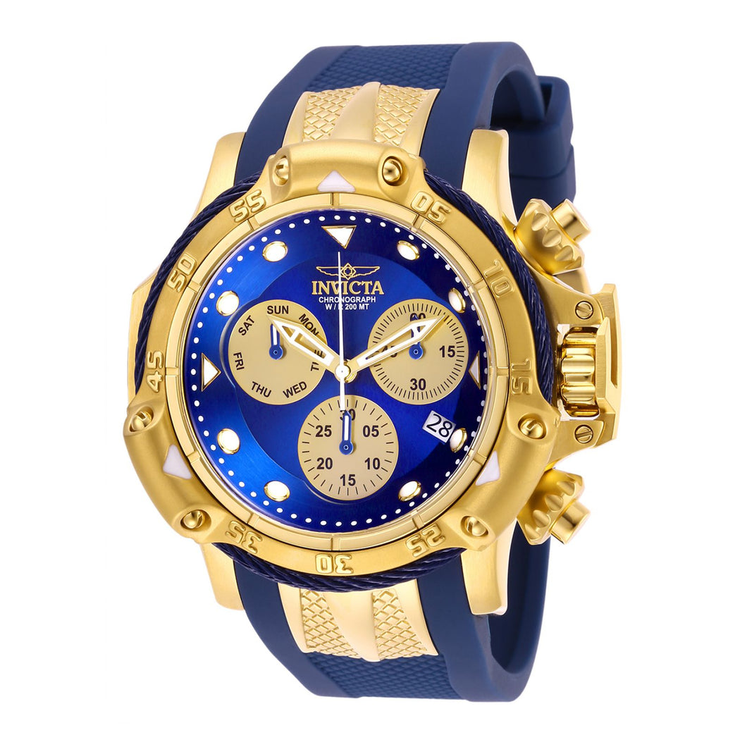 RELOJ  PARA HOMBRE INVICTA SUBAQUA 26966 - DORADO AZUL