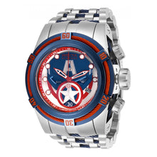 Cargar imagen en el visor de la galería, RELOJ CAPITÁN AMÉRICA PARA HOMBRE INVICTA MARVEL 27045 - ACERO, AZUL OSCURO