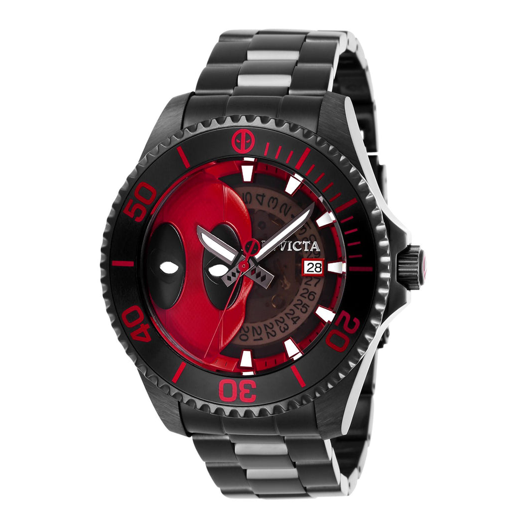 RELOJ DEAD POOL PARA HOMBRE INVICTA MARVEL 27153 - NEGRO