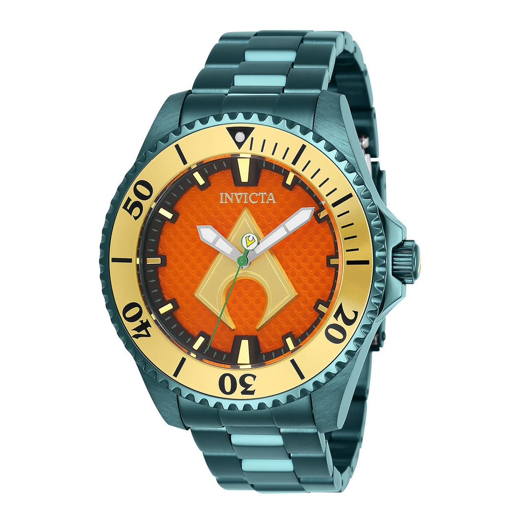 RELOJ AQUAMAN PARA HOMBRE INVICTA DC COMICS 27139 - VERDE