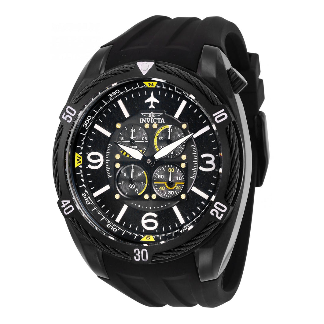 RELOJ DEPORTIVO PARA HOMBRE INVICTA AVIATOR 28078 - NEGRO