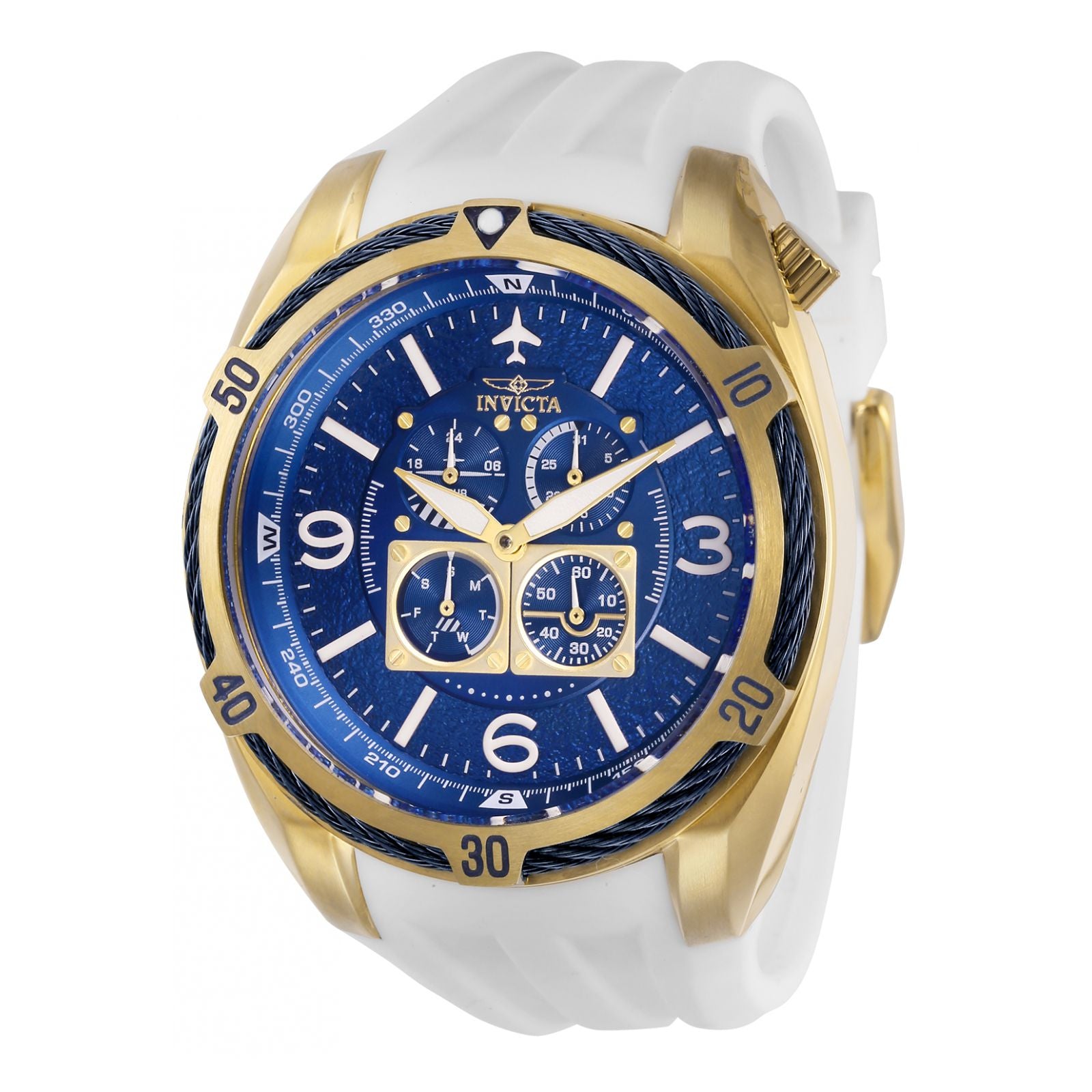 RELOJ DEPORTIVO PARA HOMBRE INVICTA AVIATOR 28081 - BLANCO