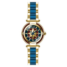 Cargar imagen en el visor de la galería, RELOJ CAPITÁN MARVEL PARA MUJER INVICTA MARVEL 28832 - DORADO AZUL