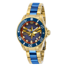 Cargar imagen en el visor de la galería, RELOJ CAPITÁN MARVEL PARA MUJER INVICTA MARVEL 28907 - DORADO AZUL