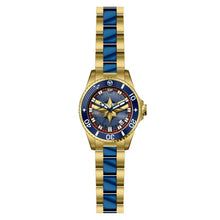 Cargar imagen en el visor de la galería, RELOJ CAPITÁN MARVEL PARA MUJER INVICTA MARVEL 28907 - DORADO AZUL