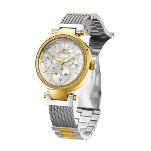 RELOJ  PARA MUJER INVICTA ANGEL 28921 - ORO PLATA