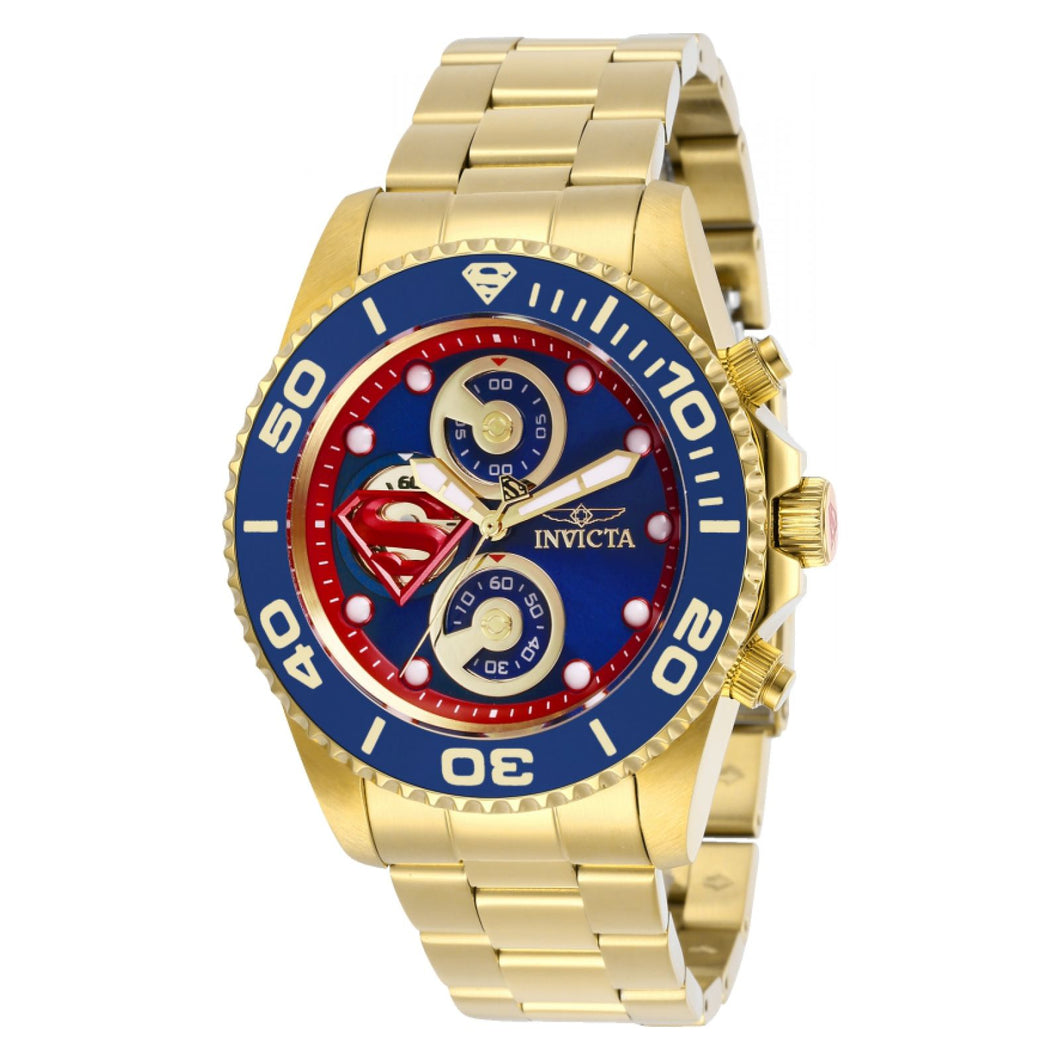 RELOJ SUPERMAN PARA HOMBRE INVICTA DC COMICS 29064 - ORO