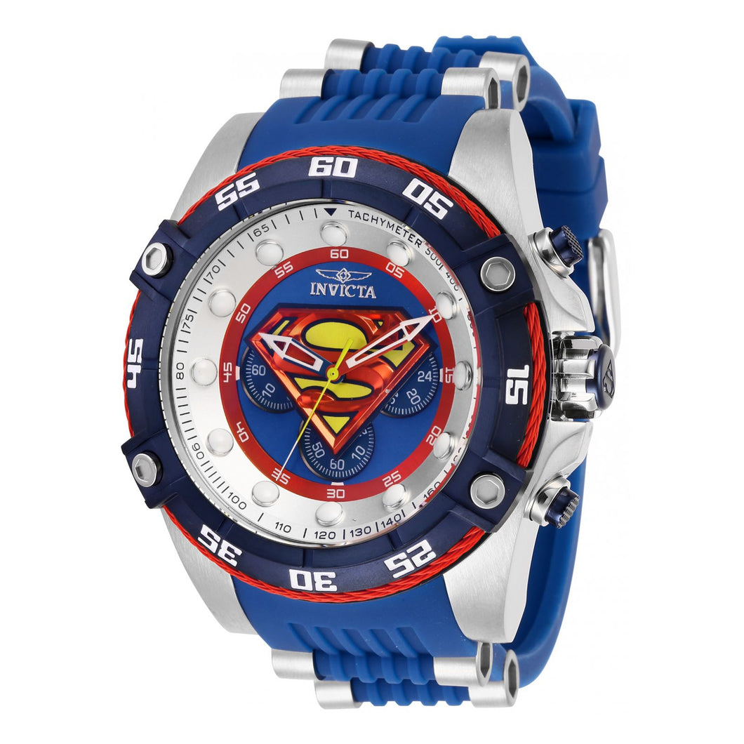 RELOJ SUPERMAN PARA HOMBRE INVICTA DC COMICS 29121 - ACERO AZUL