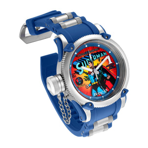 RELOJ SUPERMAN PARA HOMBRE INVICTA DC COMICS 29348 - AZUL ACERO