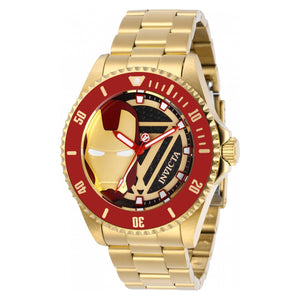 RELOJ IRONMAN PARA HOMBRE INVICTA MARVEL 29678 - ORO