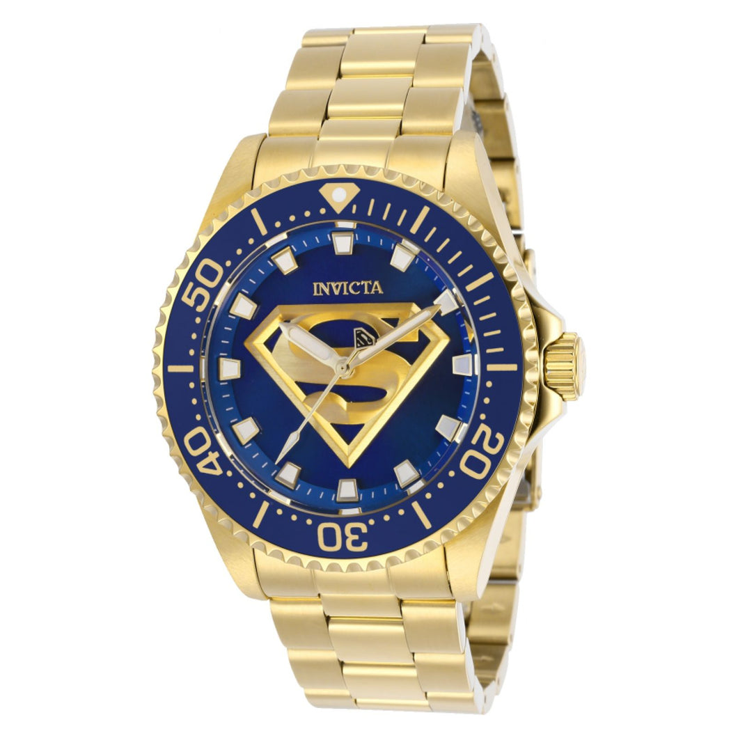 RELOJ SUPERMAN PARA HOMBRE INVICTA DC COMICS 29689 - ORO