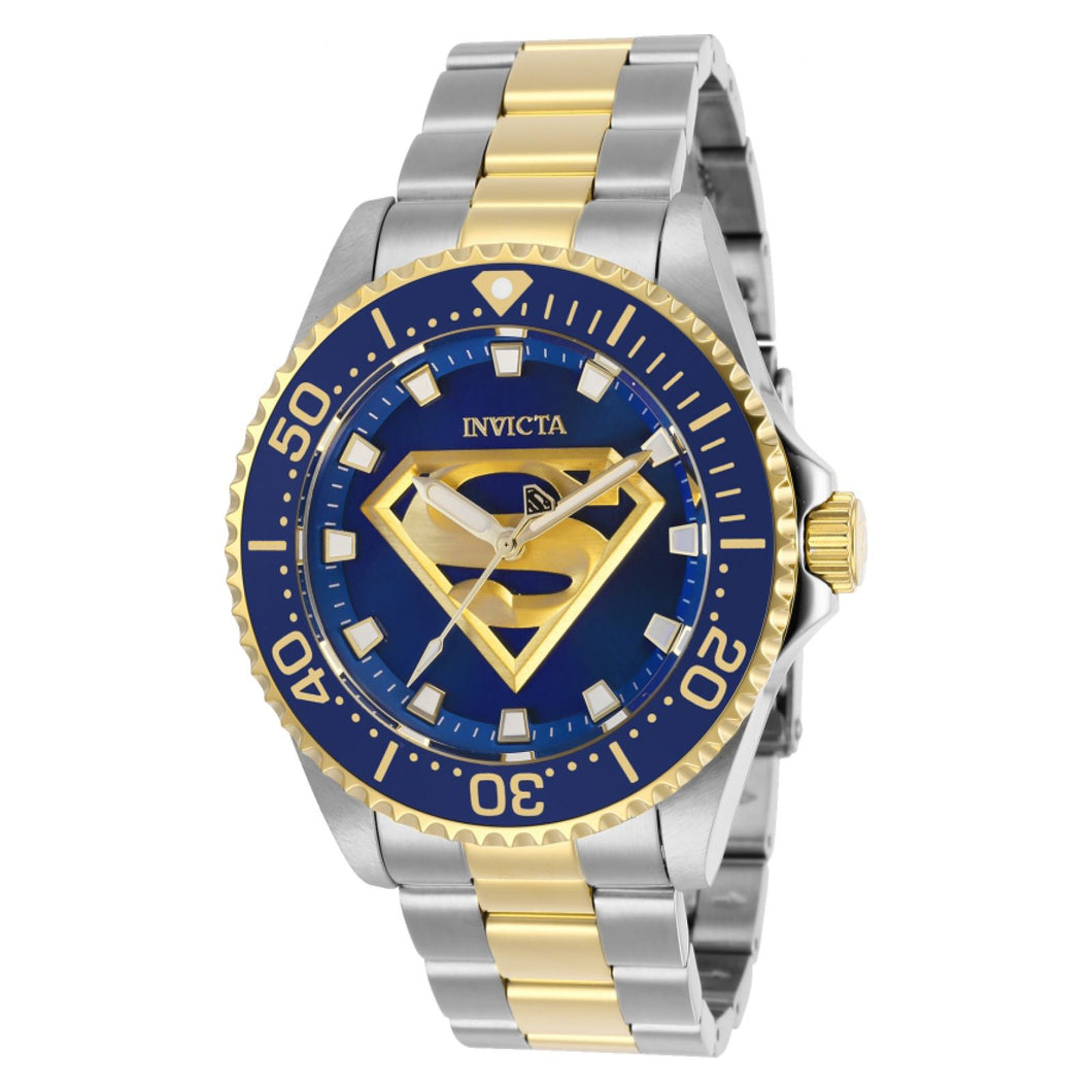 RELOJ SUPERMAN PARA HOMBRE INVICTA DC COMICS 29690 - ACERO, ORO